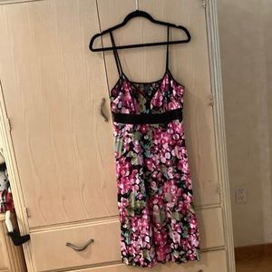 77. Nicole Miller | PINK FLORAL DRESS SIZE 12
